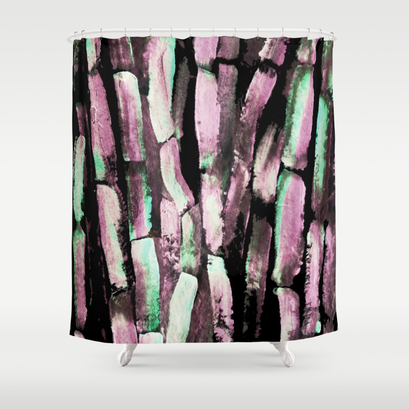 Green And Black Shower Curtain - Mobroi.com Green And Black Shower Curtain - Mobroi.com