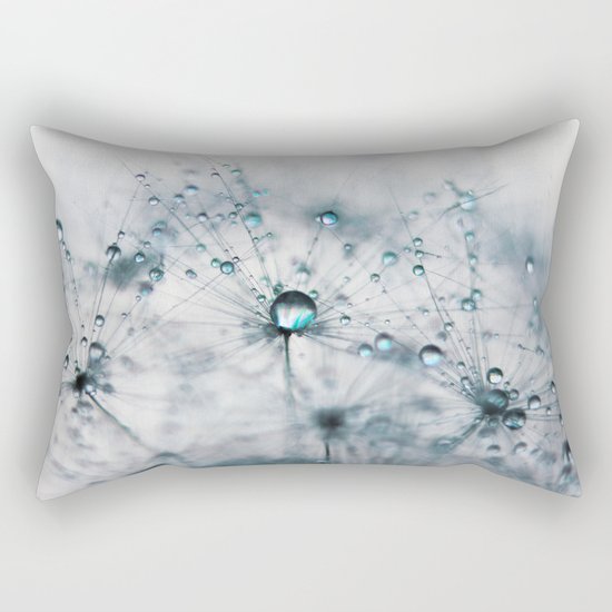 dandelion blue Rectangular Pillow