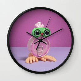 Recycled creature Wall Clock
