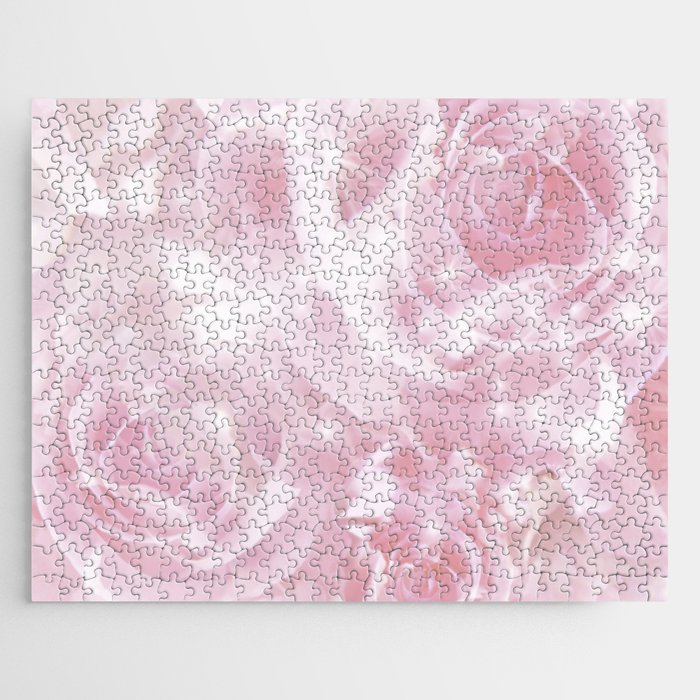 Beautiful Magical Pink Rose Collection Jigsaw Puzzle