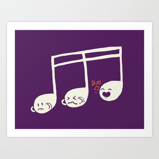 Sounds O.K. (off key) Art Print