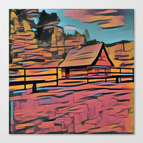 Country House Canvas Print
