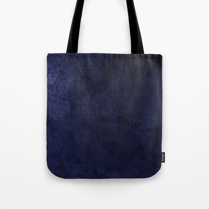 Dark blue abstract paper texture background design Tote Bag