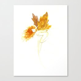 Autumn fairy Canvas Print