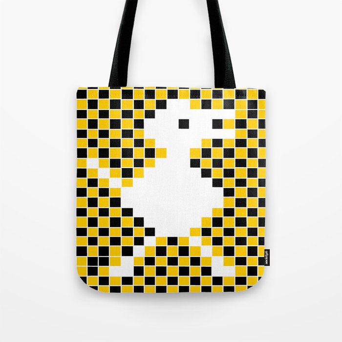 Chick in pixel art 1 Tote Bag