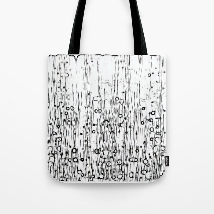 Black Doodle Line Art #2 Tote Bag