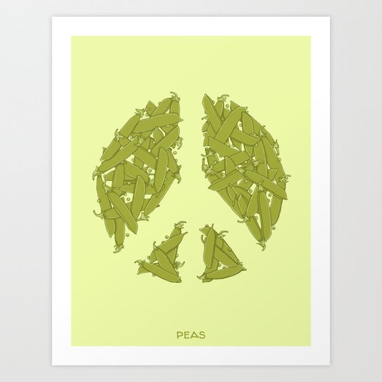 Peas Art Print