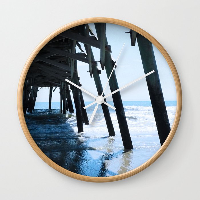 Where the Sky Meets the Sand Wall Clock