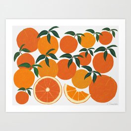 Orange Harvest - Landscape Art Print