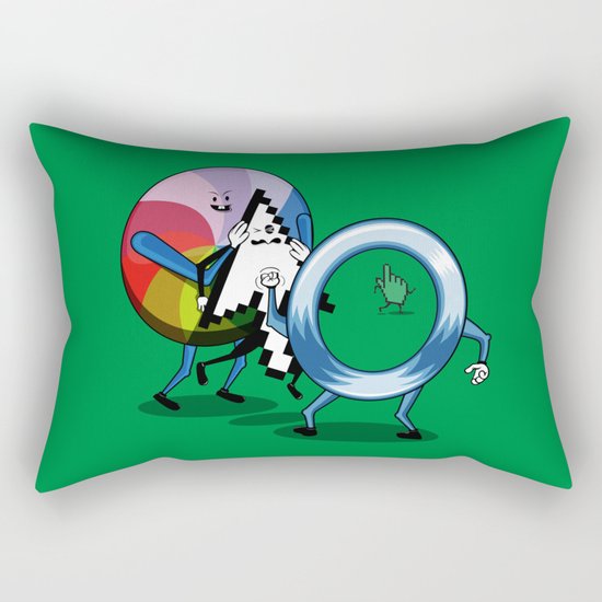 System bullies Rectangular Pillow