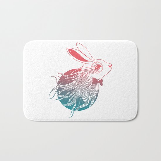Dreaming Down the Rabbit Hole Bath Mat