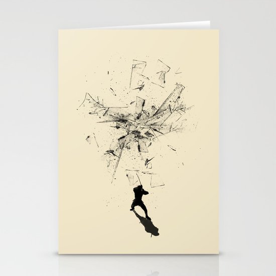 Ninja Moves Stationery Cards
