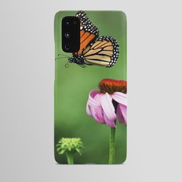 Monarch Butterfly & Echinacea  Android Case