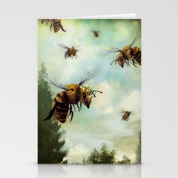 Crown of Bees Stationery Cards