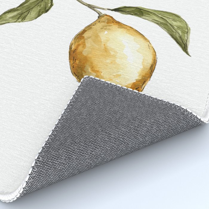 Lemon Decor Lemon Decoration Rustic Painting Lemon Watercolor