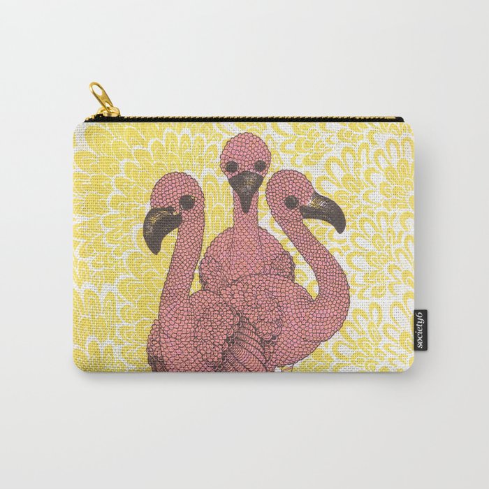 Flamingos  Carry-All Pouch