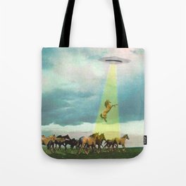 They too love horses (UFO) Tote Bag