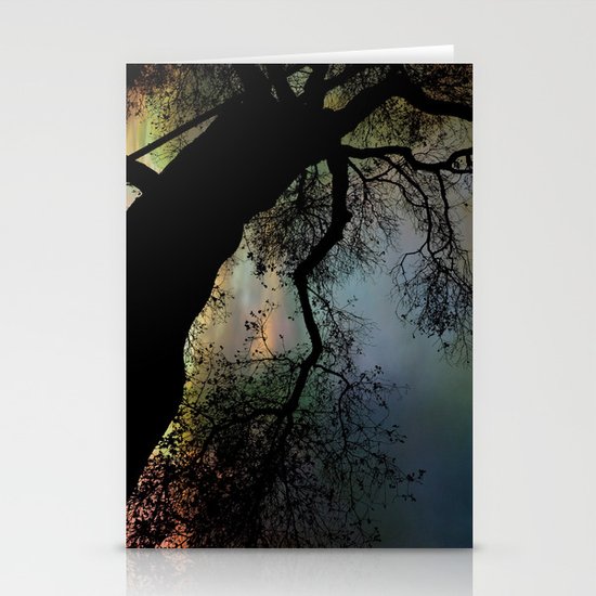 Night Fall by The Tree Stationery Cards