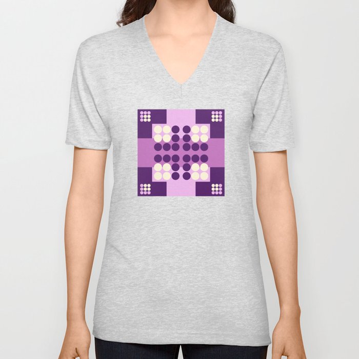 Geometrics 2 V Neck T Shirt