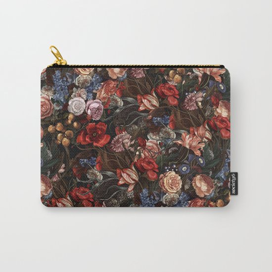 Vintage Summer Floral Carry-All Pouch