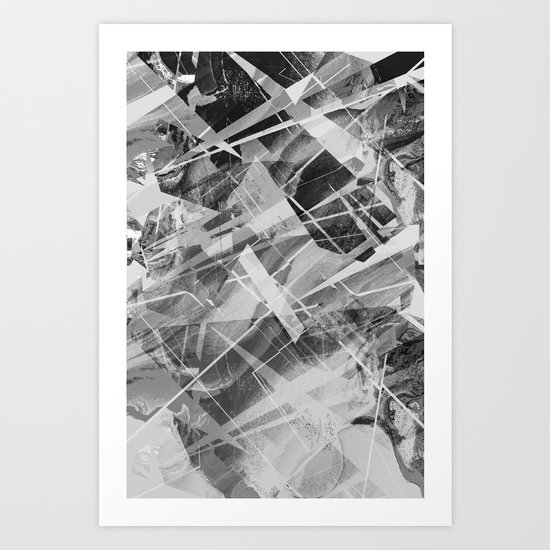 Marble X Art Print