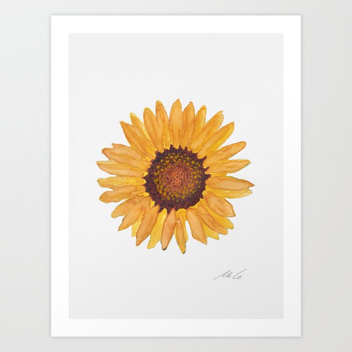 Sunflower_06 Art Print