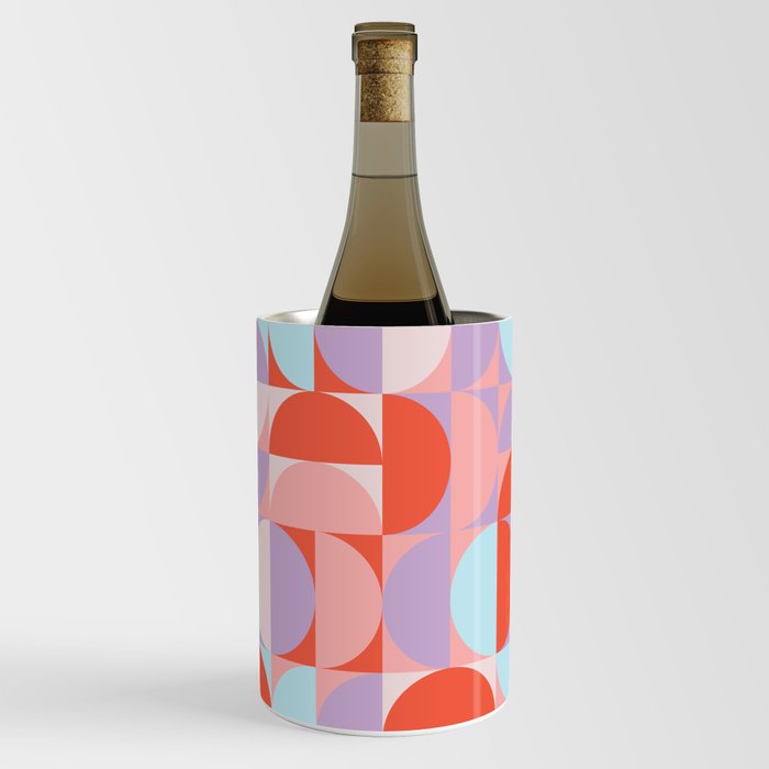 all cut up_magnified pastels Wine Chiller