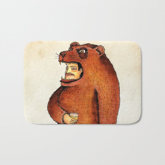 Oso pico tibio Bath Mat