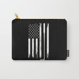 Golf Vintage American Flag Carry-All Pouch