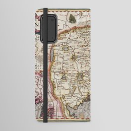 Map of China - Mercator - 1606 Vintage pictorial map Android Wallet Case