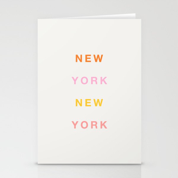 New York New York Stationery Cards