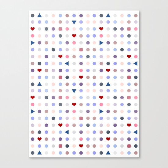 Arcade Pattern Canvas Print