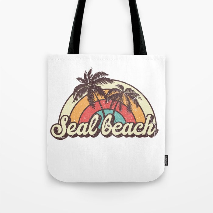 Seal beach beach city Tote Bag