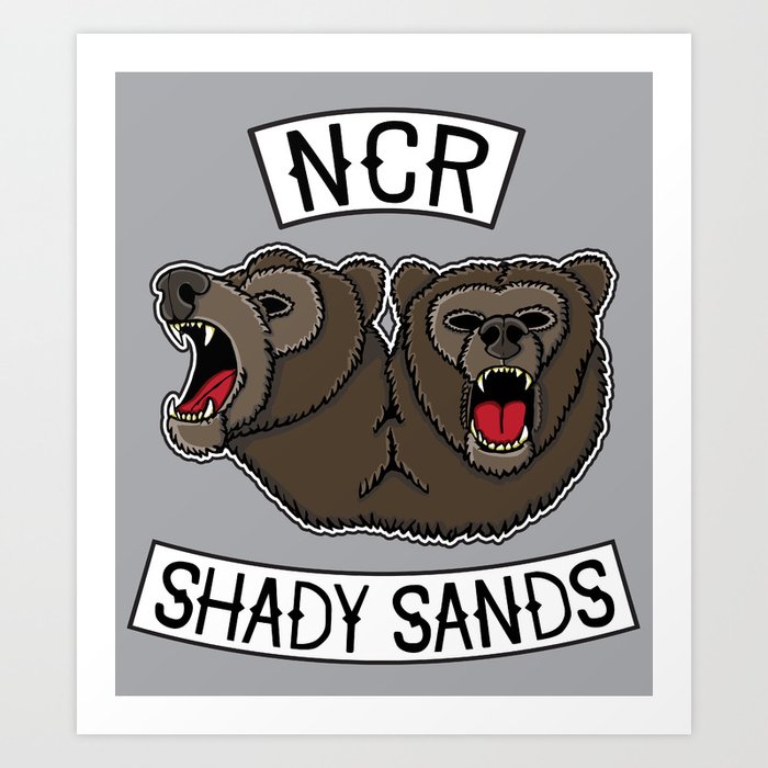 NCR Bear  Art Print