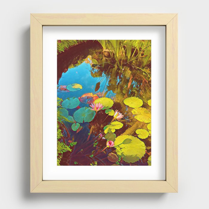 Pond Life Recessed Framed Print