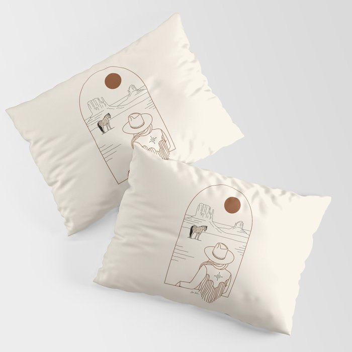 Lost Pony - Rustic Pillow Sham