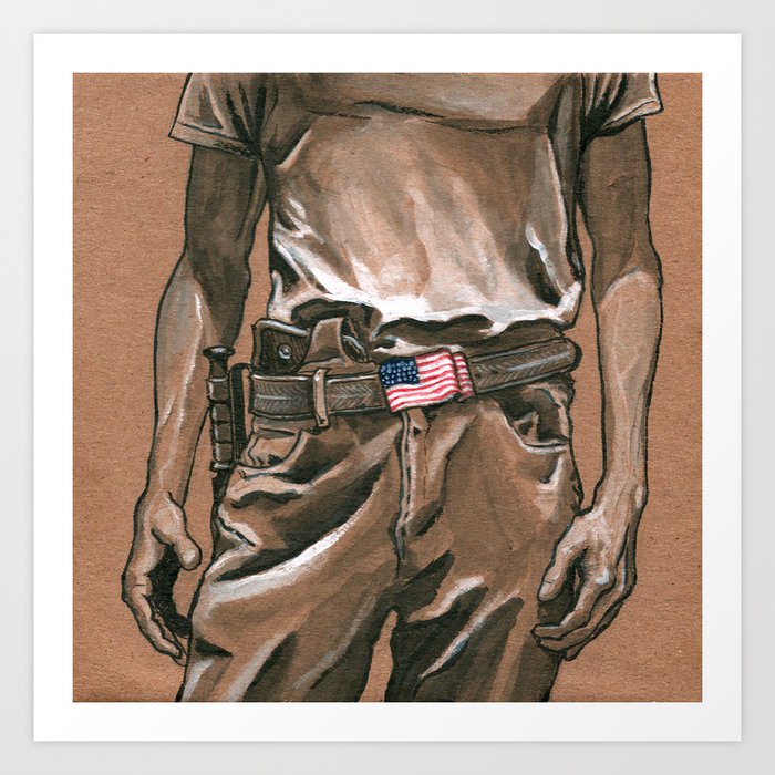 Border Patrol Art Print