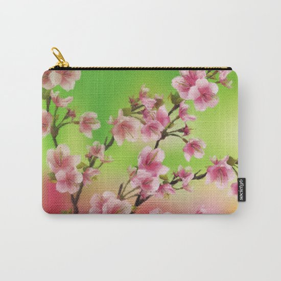 Cherry Blossom - Variation 3 Carry-All Pouch