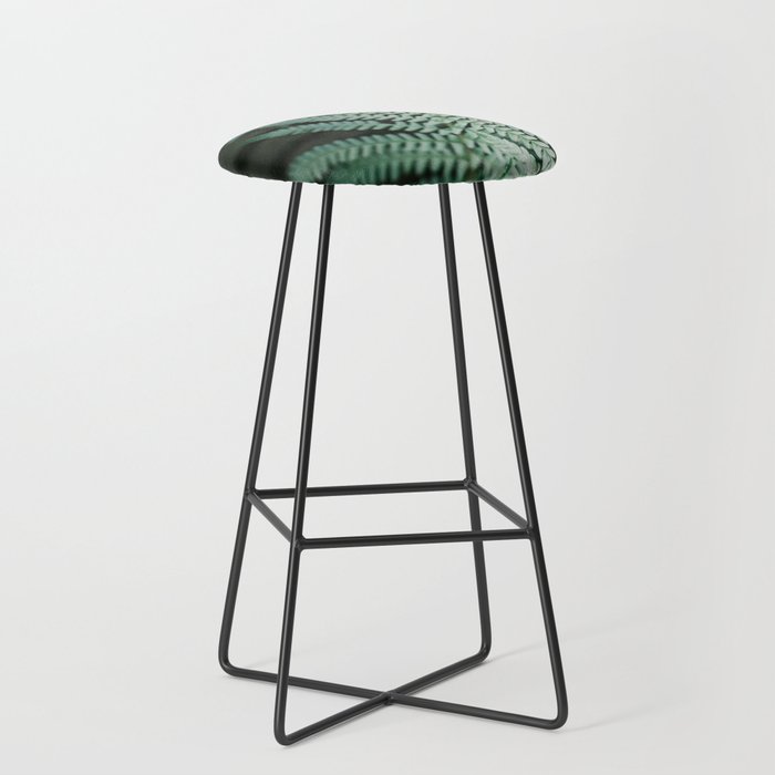 Green leaves of a Fern  | The Netherlands | Nature Photography | Fine Art Photo Print Bar Stool