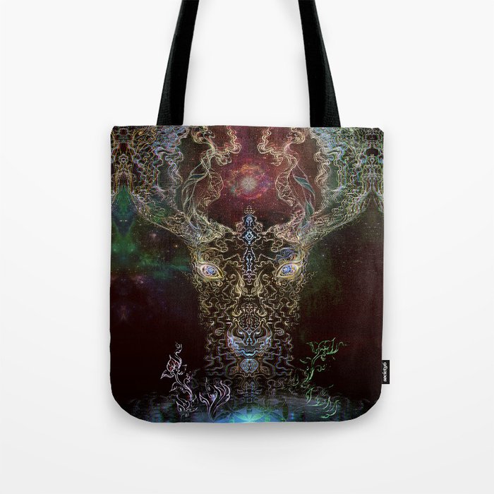 Medicina Cosmic Shoko - Light DeerTree Tote Bag