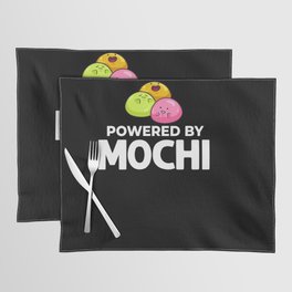 Mochi Ice Cream Donut Rice Cake Balls Placemat