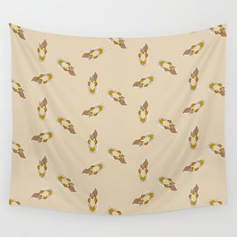 Squirrel Pattern Wall Tapestry