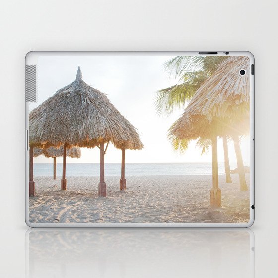 Caribbean Beach Oasis #1 #wall #art #society6 Laptop & iPad Skin