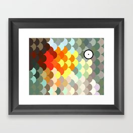 Rainbow Scales  Framed Art Print