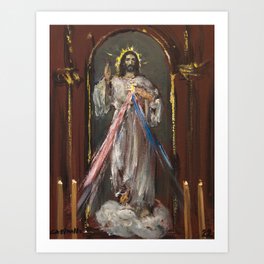 Altar to the Divine Mercy Art Print