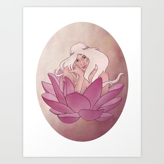 Lotus Art Print