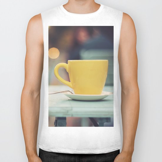 The yellow cup Biker Tank