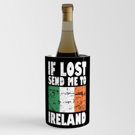 Ireland Flag Saying Wine Chiller