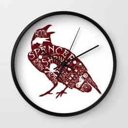 The Jana Design Wall Clock | Illustration, Graphic Design, Pop Art, Typography 