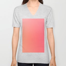 14 Pink Gradient Background Colour Palette 220721 Aura Ombre Valourine Digital Minimalist Art V Neck T Shirt